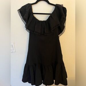 Rebecca Taylor sz 4 black party dress.